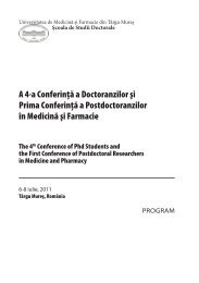 Program Conferinta 2011 - Universitatea de Medicina si Farmacie