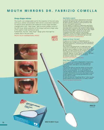 MOUTH MIRRORS DR. FABRIZIO COMELLA - Janouch Dental