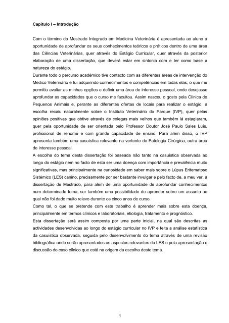 Lupus Eritematoso Sistemico Canino.pdf - UTL Repository ...