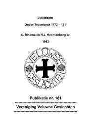 Nr. 181 Apeldoorn, (Onder)Trouwboek 1772-1811 - Veluwse ...