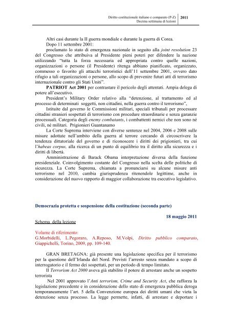 Diritto Costituzionale italiano e comparato (P-Z) - Skuola.net