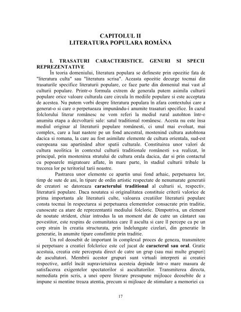 Literatura romana si literatura pentru copii.DOC