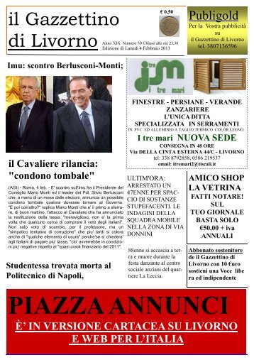 ilgazzettino 04022013 - il Gazzettino di LIVORNO