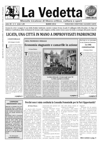 licata, una città in mano a improvvisati padroncini - La Vedetta Online