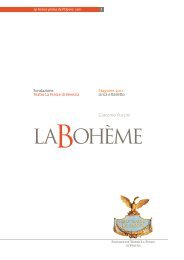 boheme (La) - Teatro La Fenice