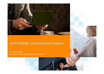 3G & 4G Mobile Communication Systems - Chapter I