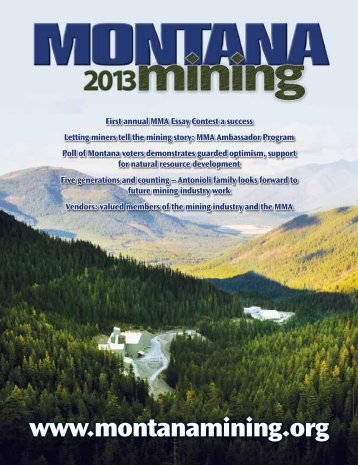 2013 Mining Magazine - Montana Mining Association