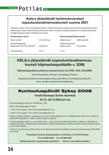 2/2008 - Suomen Potilasliiton