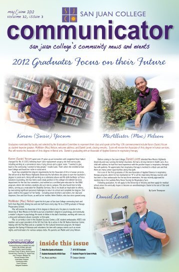 2012 Graduates Focus on their Future - San Juan College