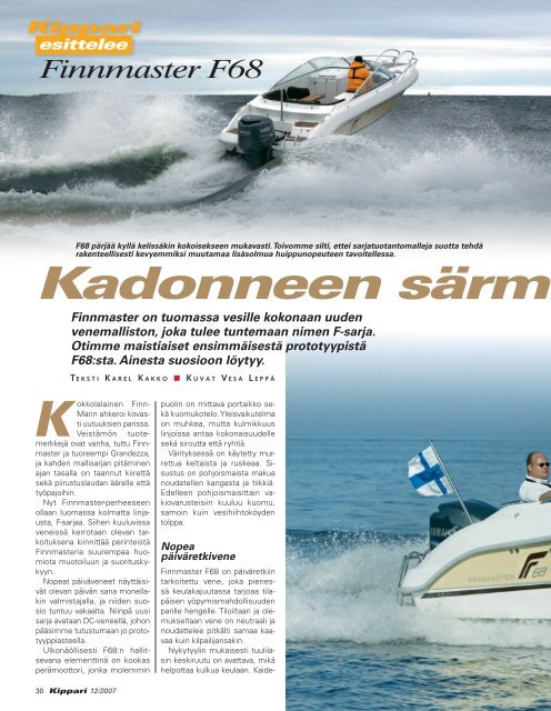 Kippari 12/2007 - FINNMASTER