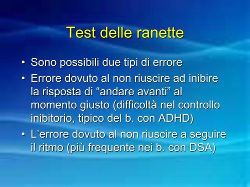 BIA Batteria Italiana per l'ADHD Marzocchi, Re e Cornoldi