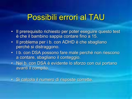 BIA Batteria Italiana per l'ADHD Marzocchi, Re e Cornoldi