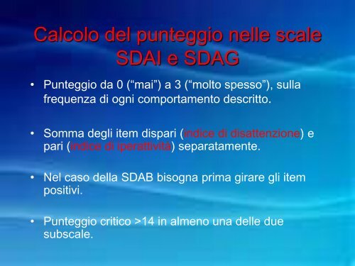 BIA Batteria Italiana per l'ADHD Marzocchi, Re e Cornoldi