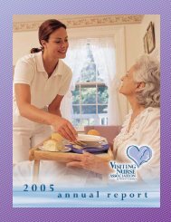 2005 Annual Report - Visiting Nurses Assoc