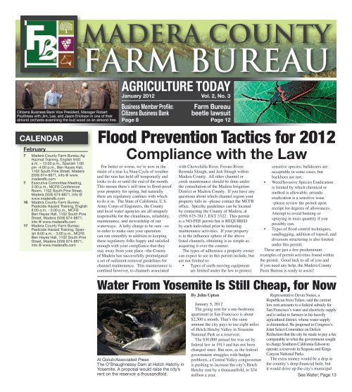 Compliance With - Madera County | Farm Bureau