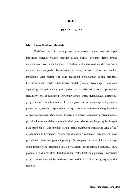 Chapter I.pdf - USU Institutional Repository - Universitas Sumatera ...