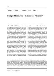 Giorgio Marincola e la missione “Bamon” - Razza Partigiana