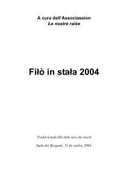 Fiłò in stała 2004 - Raixe Venete