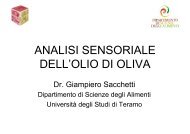 ANALISI SENSORIALE DELL'OLIO DI OLIVA - Vapraq