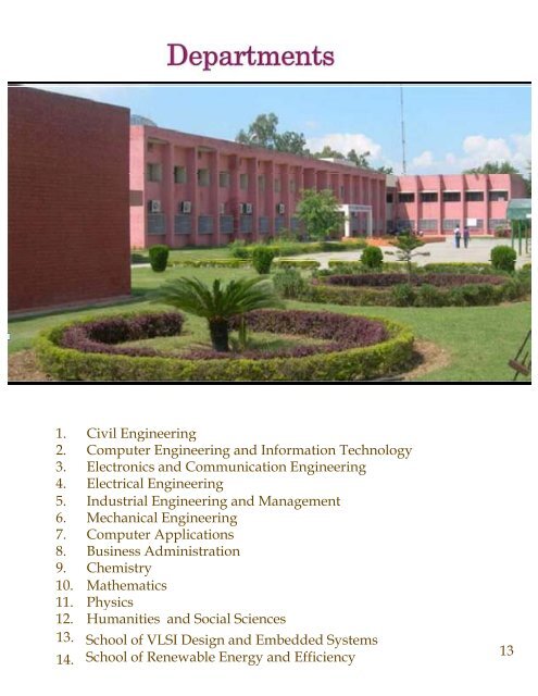 Placement Brochure Golden Jubilee Year (2012-13) - NIT Kurukshetra