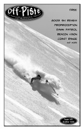 FREE 2003 Ski Review Proprioception DAWN PATROL Beacon ...