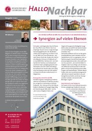 Hallo Nachbar - Ausgabe 1/2011 - Wohnungsbau Ludwigsburg GmbH