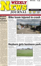 Bike team injured in crash - News Journal