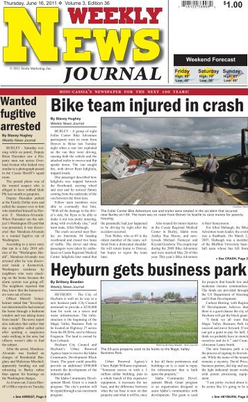 Bike team injured in crash - News Journal