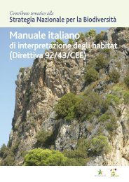 Manuale italiano di interpretazione degli habitat (Direttiva 92/43/CEE).