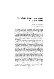 SIVAÍSMO: HETERODOXIA Y ORTODOXIA - Aleph Ciencias Sociales