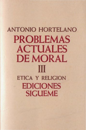 PROBLEMAS ACTUALES DE MORAL III