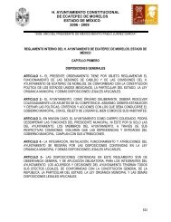 Reglamento interno del H. Ayuntamiento de Ecatepec de Morelos ...