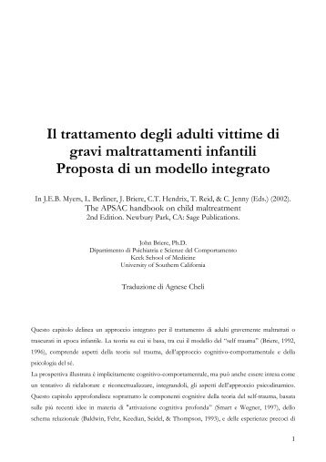 manuale sul trattamento del trauma complesso negli adulti