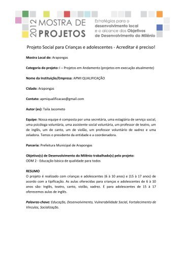 Acreditar é preciso! - Fiep