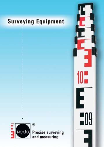 Precision invar levelling staffs - giscad