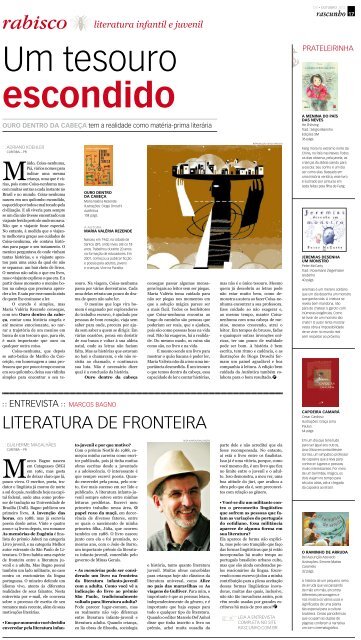 O jornal de literatura do Brasil Preciso escrever ... - Jornal Rascunho