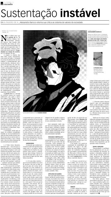 O jornal de literatura do Brasil Preciso escrever ... - Jornal Rascunho