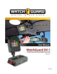 Download Dv-1 User Manual - WatchGuard Video