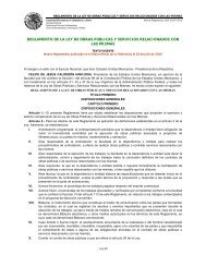 Reglamento de la Ley de Obras Públicas y Servicios ... - Conagua