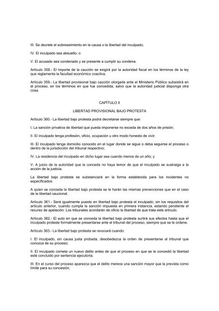 codigo de procedimientos penales para el estado de veracruz