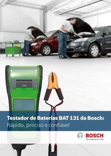 Testador de Baterias BAT 131 da Bosch: Rápido, preciso e confiável