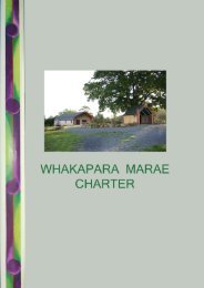 Whakapara Marae Charter - Naumaiplace.com