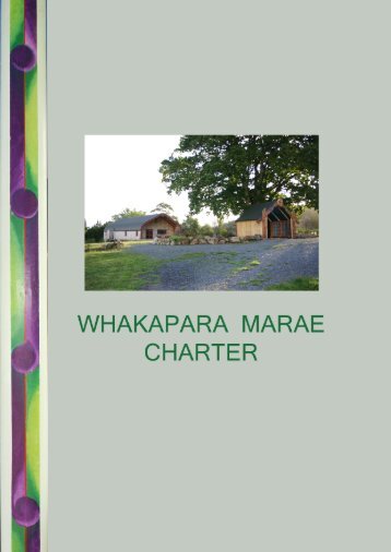 Whakapara Marae Charter - Naumaiplace.com
