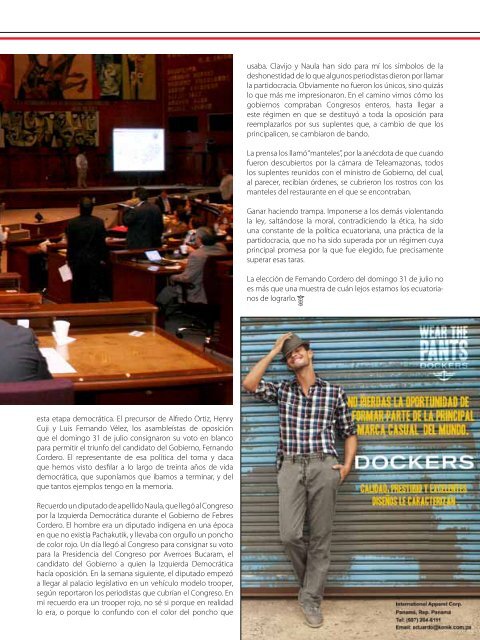 RevistaComercioAgosto.pdf - Cámara de Comercio de Guayaquil