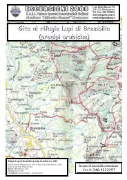 Gita al rifugio Lupi di Brembilla (prealpi orobiche)