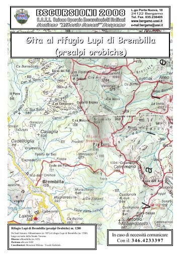 Gita al rifugio Lupi di Brembilla (prealpi orobiche)