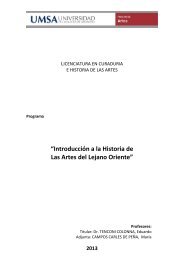 Introducción a la Historia de Las Artes del Lejano Oriente - Mi UMSA