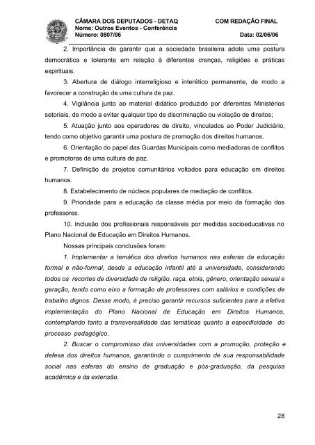 departamento de taquigrafia, revisão e redação núcleo de redação ...