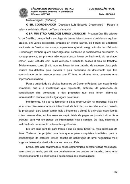 departamento de taquigrafia, revisão e redação núcleo de redação ...