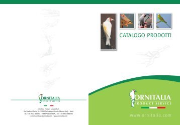 catalogo 2012 - Ornitalia Product Service